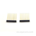 Conector de cabezal de pin de 2,0 mm recto